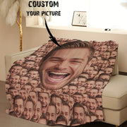 Personalized Photo Blanket Flannel Throw Ultra Soft Cozy for Graduation