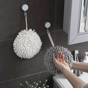 Chenille Hand Towels Quick Dry Absorbent with Hanging Loop for Bathroom Kitchen