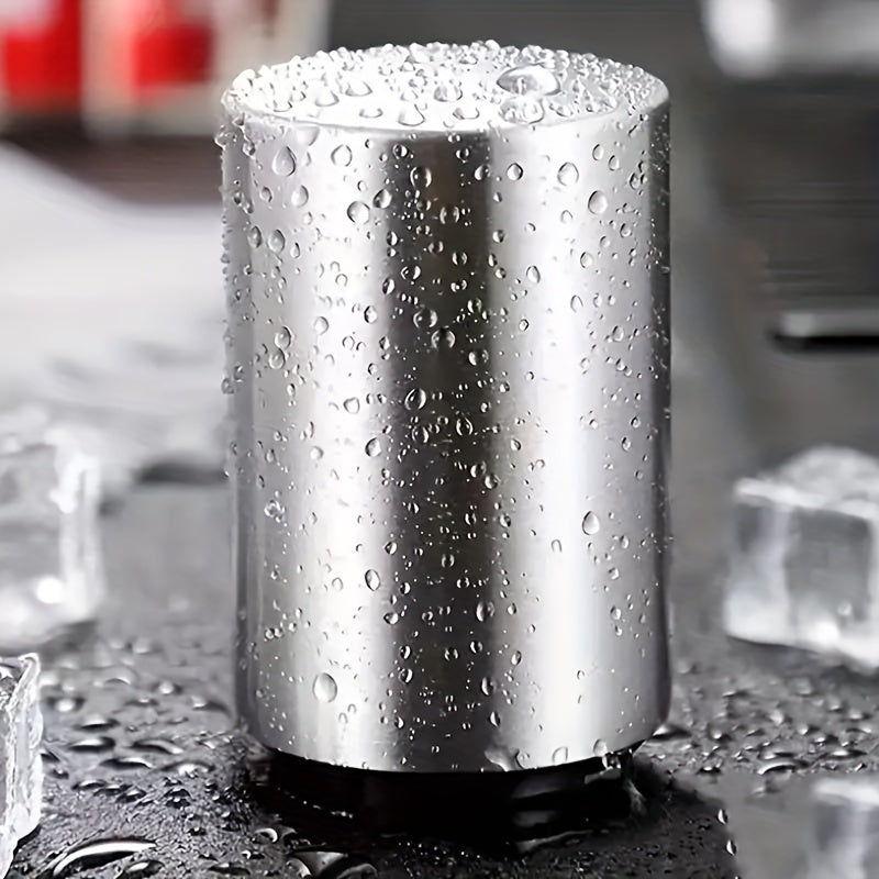 Premium zanglamas po'latdan yasalgan avtomatik shisha ochgich bilan shishalarni osonlik bilan oching, bu uy, oshxona, bar va restoran muhitlari uchun ideal.