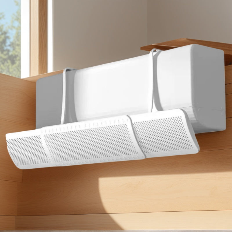 Cubierta ajustable de ventilación de aire blanco para control de flujo de aire y reducción de ruido