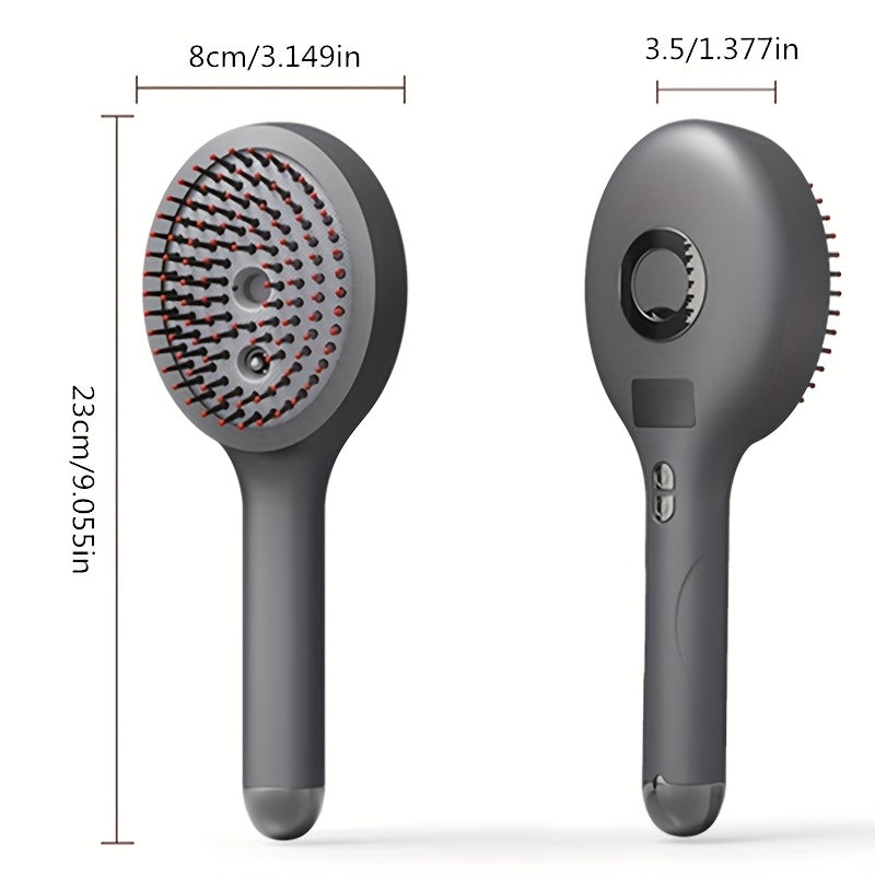 Yuqori chastotali tebranish va qizil yorug'lik bilan elektr bosh massaj tarozi, dam olish, qon aylanishini yaxshilash va sog'lom soch o'sishi uchun. USB orqali zaryadlanadigan va mustahkam.
