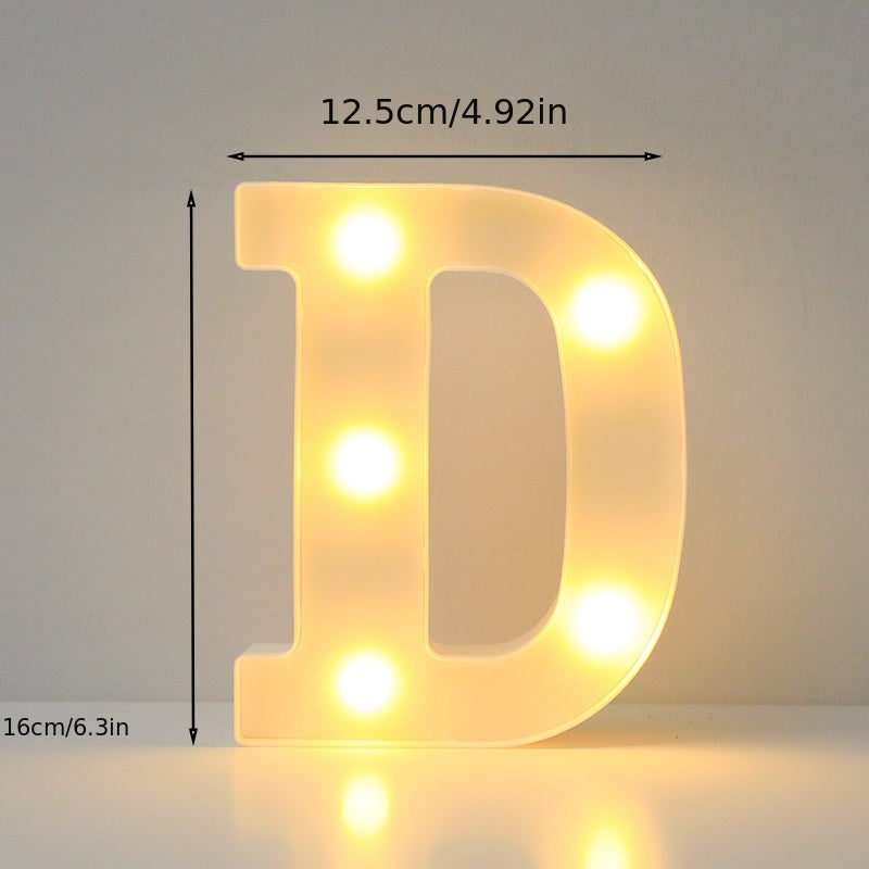 LED Alphabet Letter Lights for Home Decor Wedding Birthday Christmas Party
