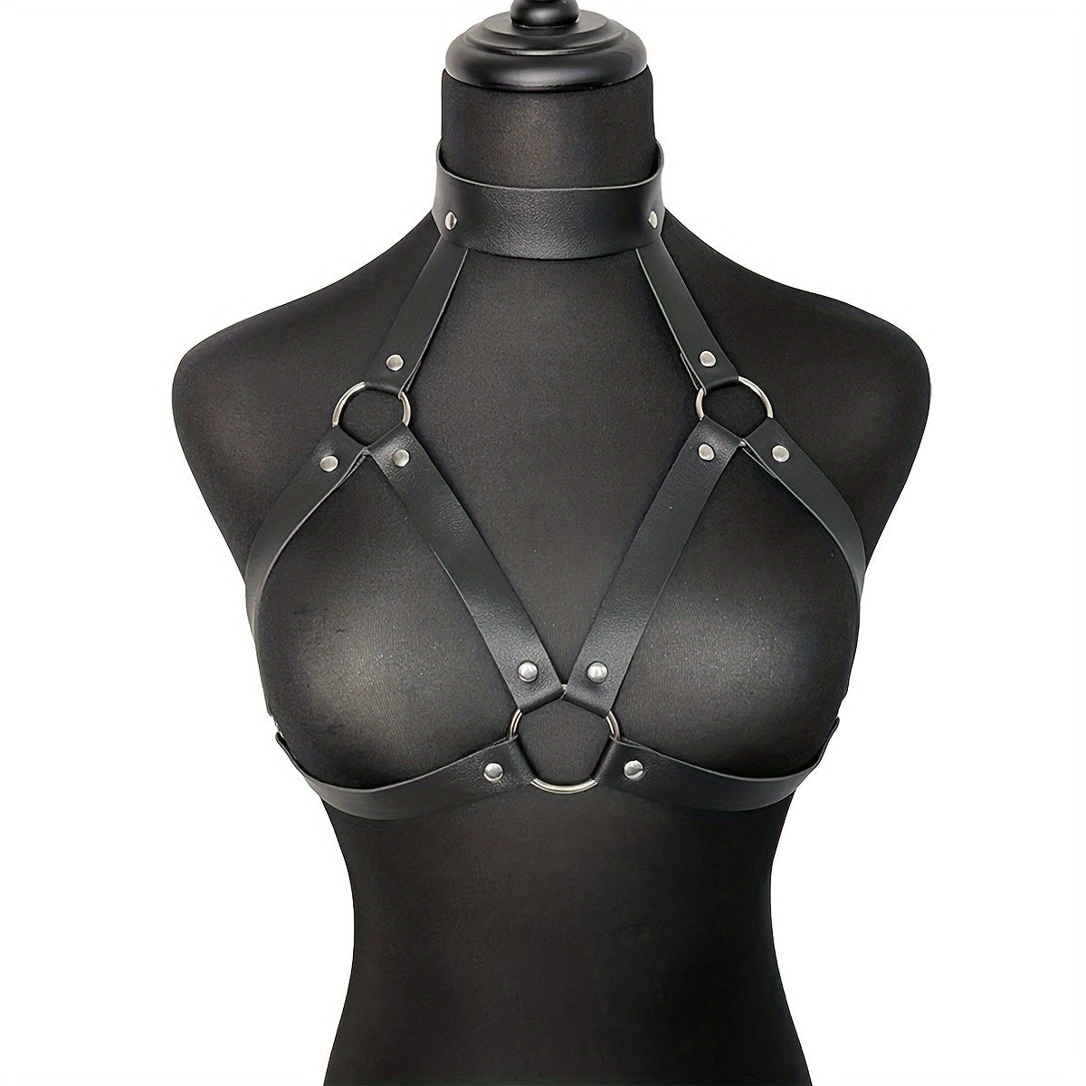Women’s Adjustable PU Leather Waist Belt Harness