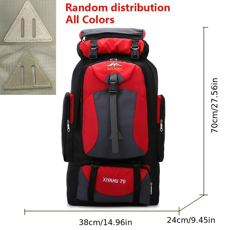 Lightweight Nylon Travel Backpack for Camping Hiking with Adjustable Straps