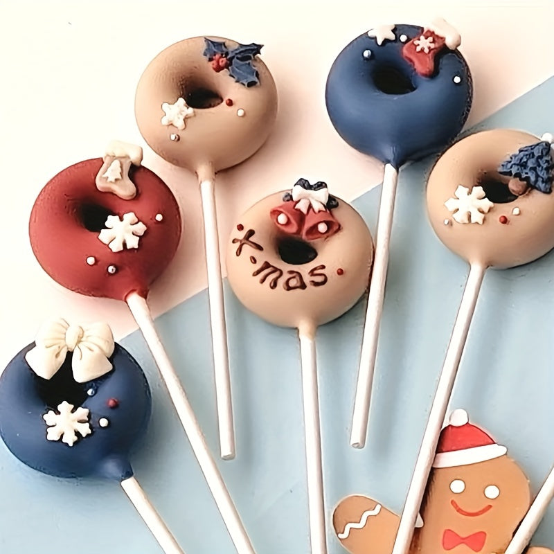 100 White Kraft Paper Cake Pop Sticks for Baking and Decorating