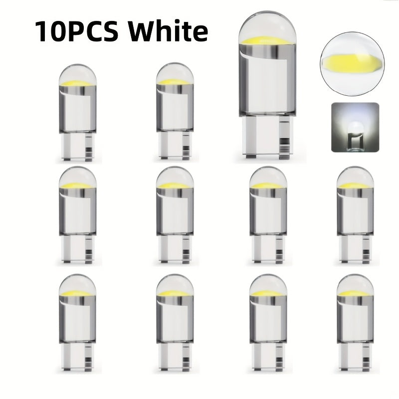 Lámparas LED de interior, pack de 10 en 7 colores para vehículos, fácil de instalar