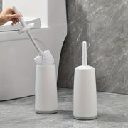 Long Handle Toilet Brush with Splash-Proof Base and No Dead Corner Design