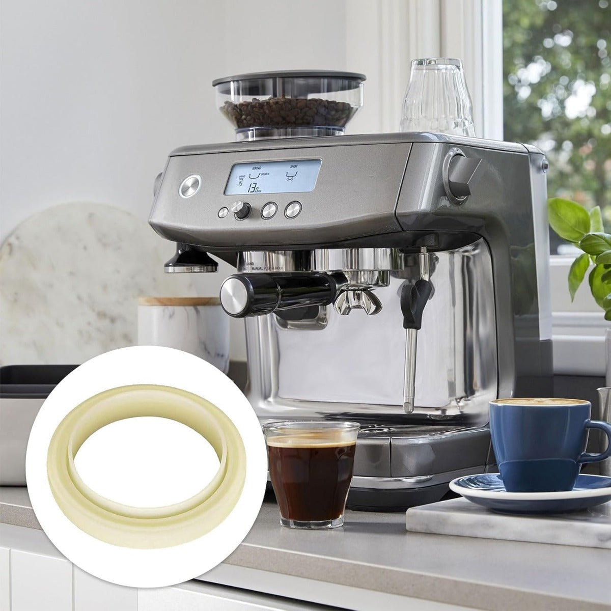 Set of 4 54mm Espresso Machine O-Ring Seals for Coffee Maker Replacement