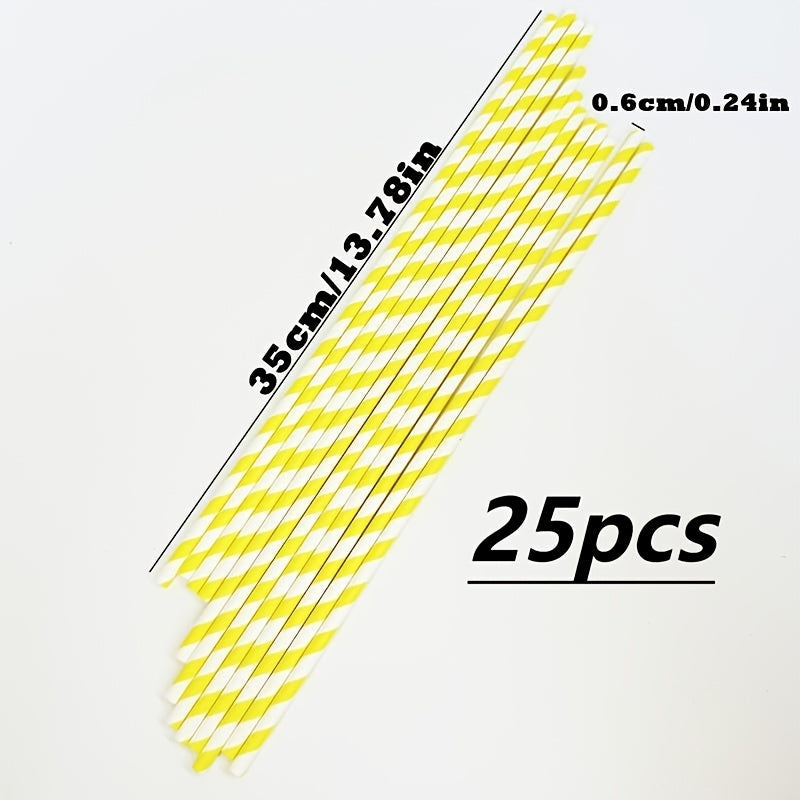 Colorful Candy Spoons Disposable Paper Sticks for Flower-Shaped Candy 6x350mm Pack of 100