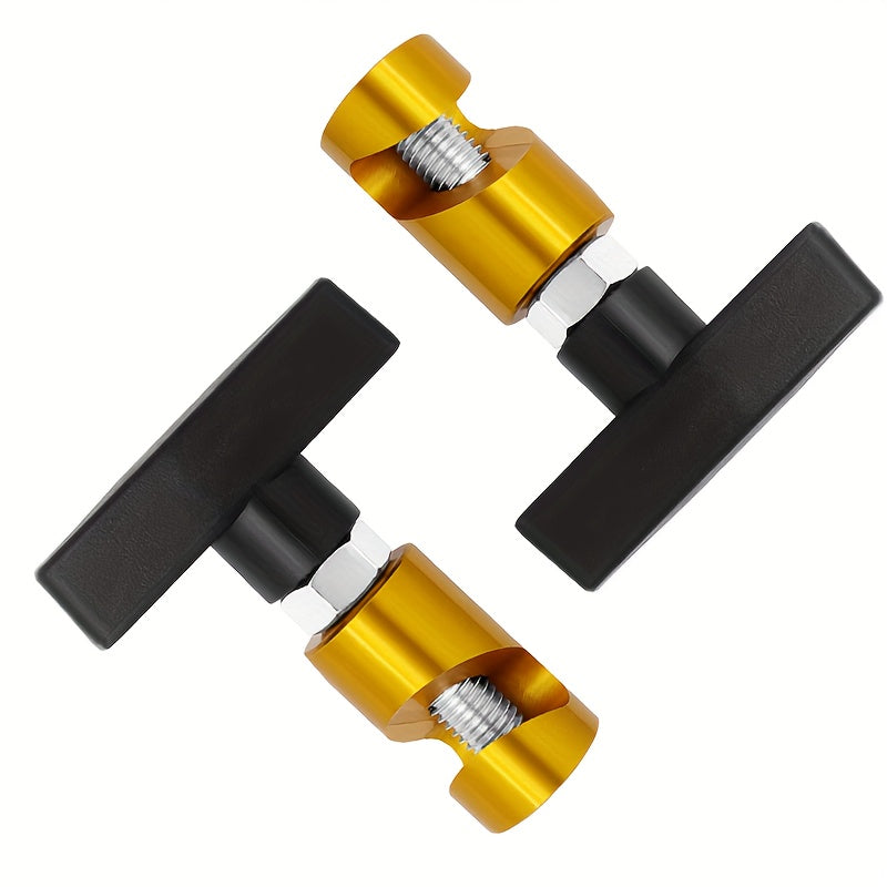 Juego de 2 varillas de soporte para capó de coche, clips para levantar el capó del motor, duraderos, negros