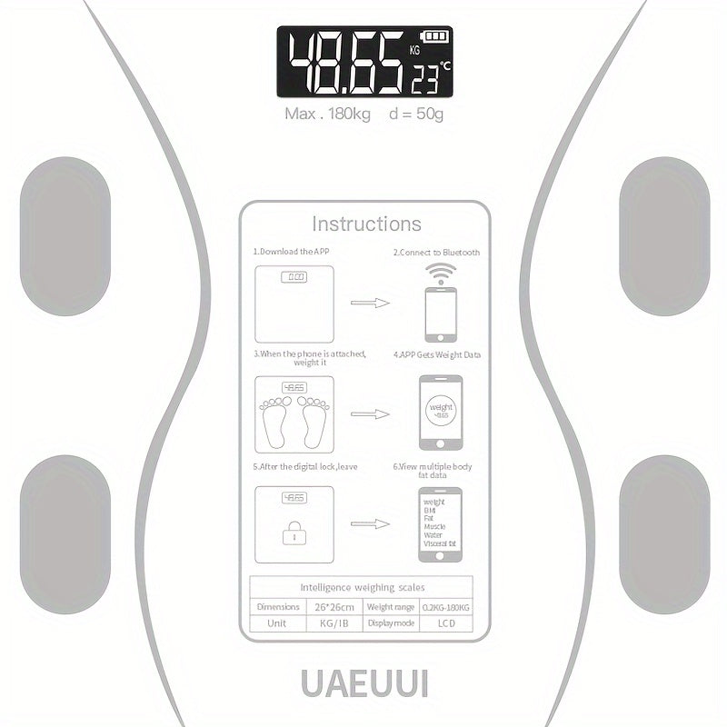 Turli xil o'lchov vositalari mavjud: elektron, vazn, tana yog'i, yog'li, hammom, uy sharoitidagi tana o'lchagichlari.
