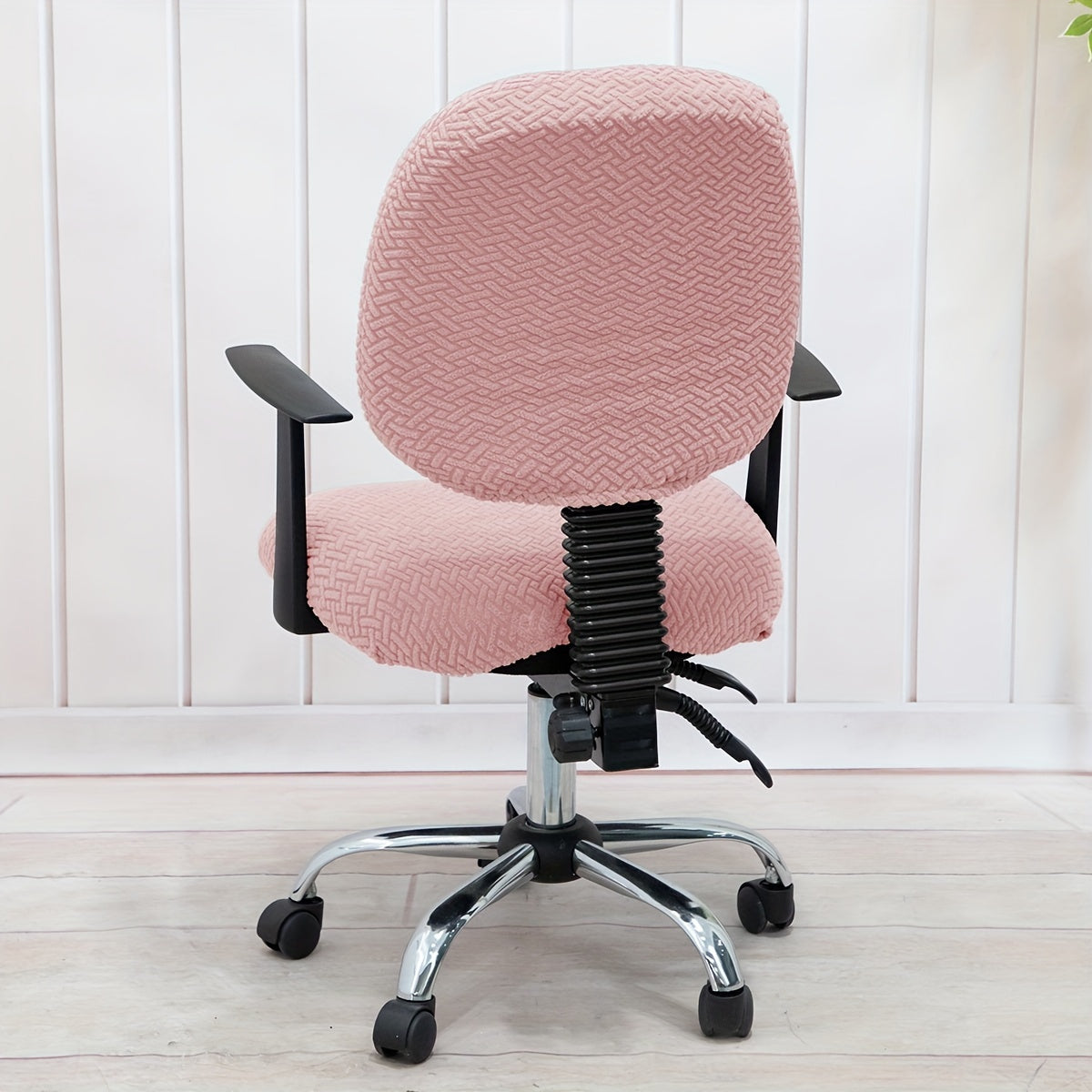2-Piece Office Chair Slipcover Set for Living Room and Home Office Protection