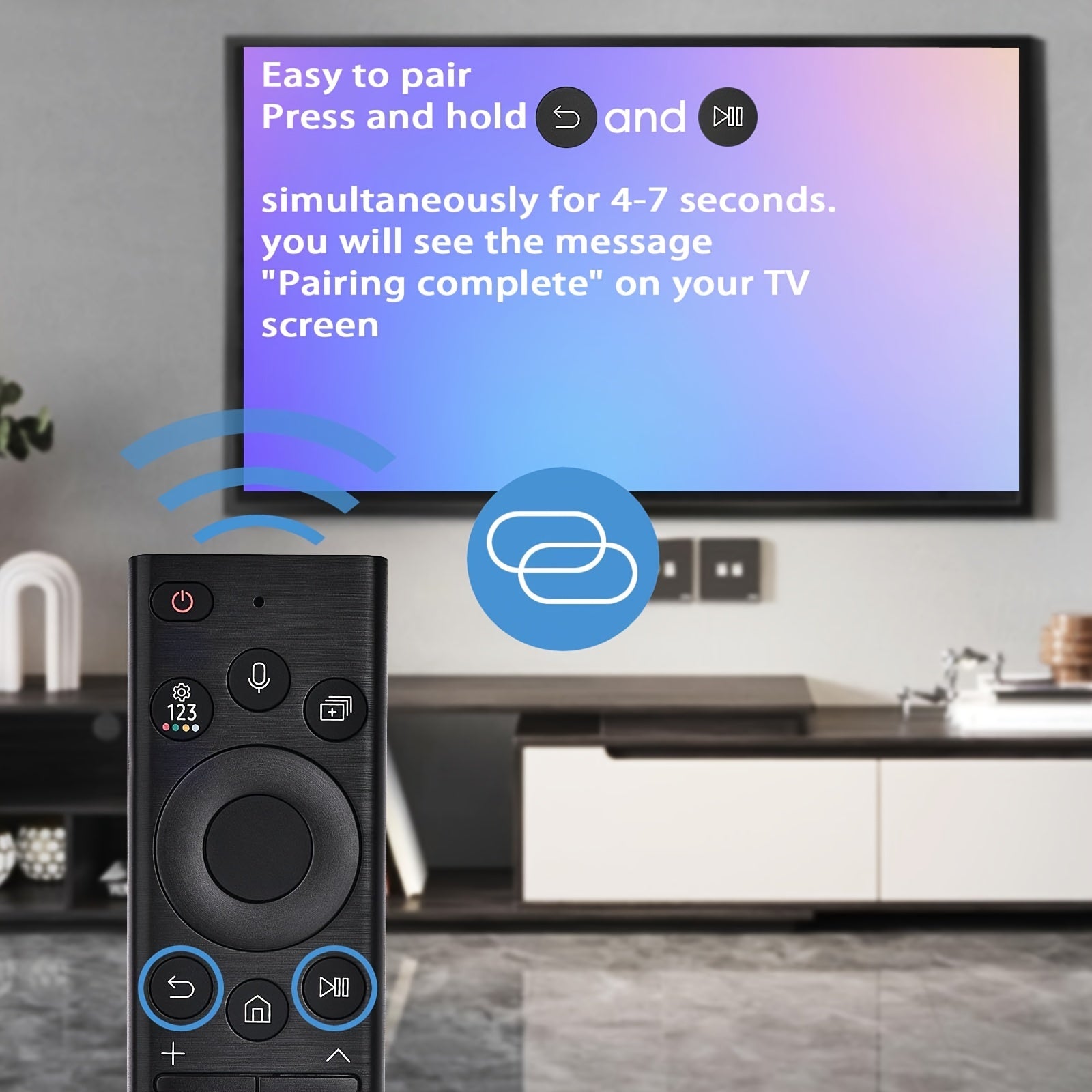 2022 Model Voice Remote Control for Samsung Smart TV Infrared Wireless Voice Search Battery Not Included