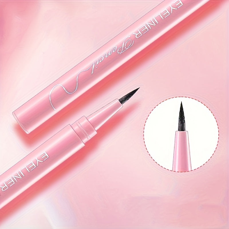 Women's Black Waterproof Liquid Eyeliner Pen Smudge-Proof Long-Lasting