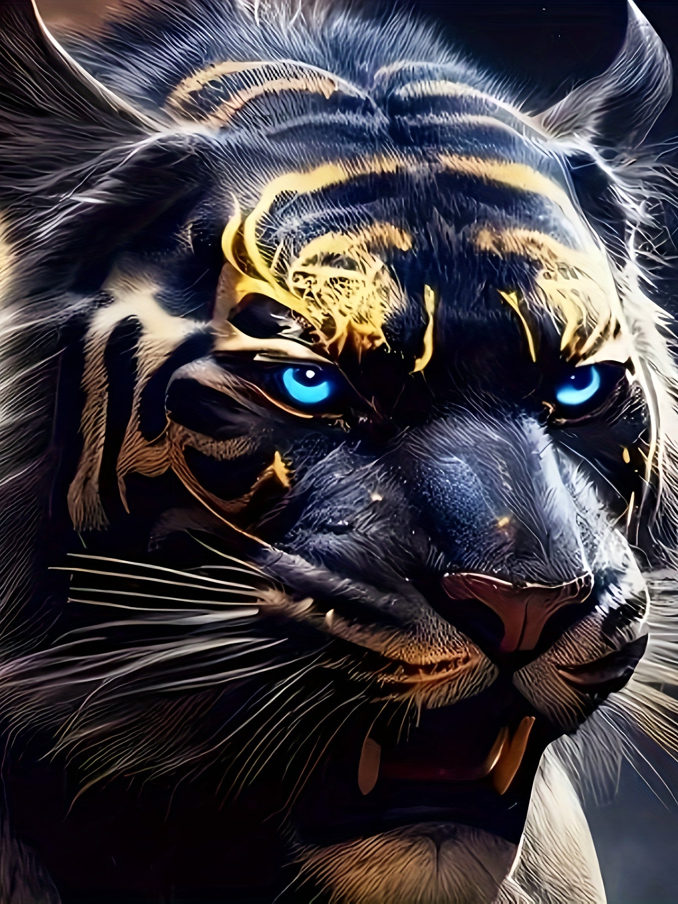 Yozgi ochiq havoda kiyish uchun erkaklar uchun yo'lbars grafik printli futbolka