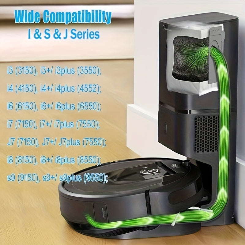 iRobot tozalagichlari uchun mustahkam PP o'rnini bosuvchi sumkalar - i7, I1+, I3+, I4+, I6+, I8+, J7, S9 va Plus modellari bilan mos keladi - samarali pol parvarishi uchun ishlab chiqarilgan