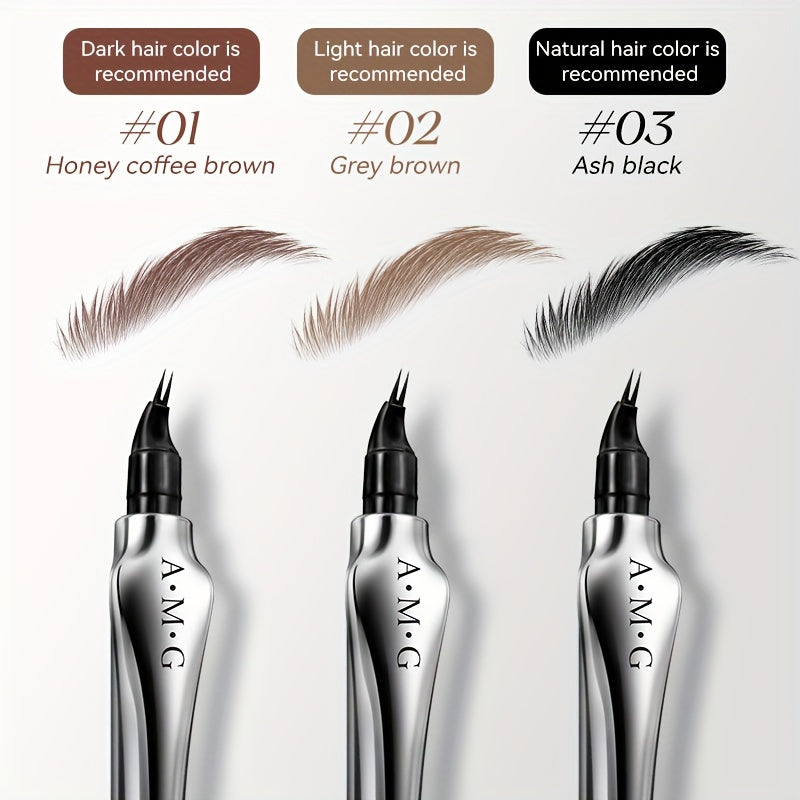 Women's Waterproof Dual-Tip Eyebrow Pencil for Natural, Defined Brows