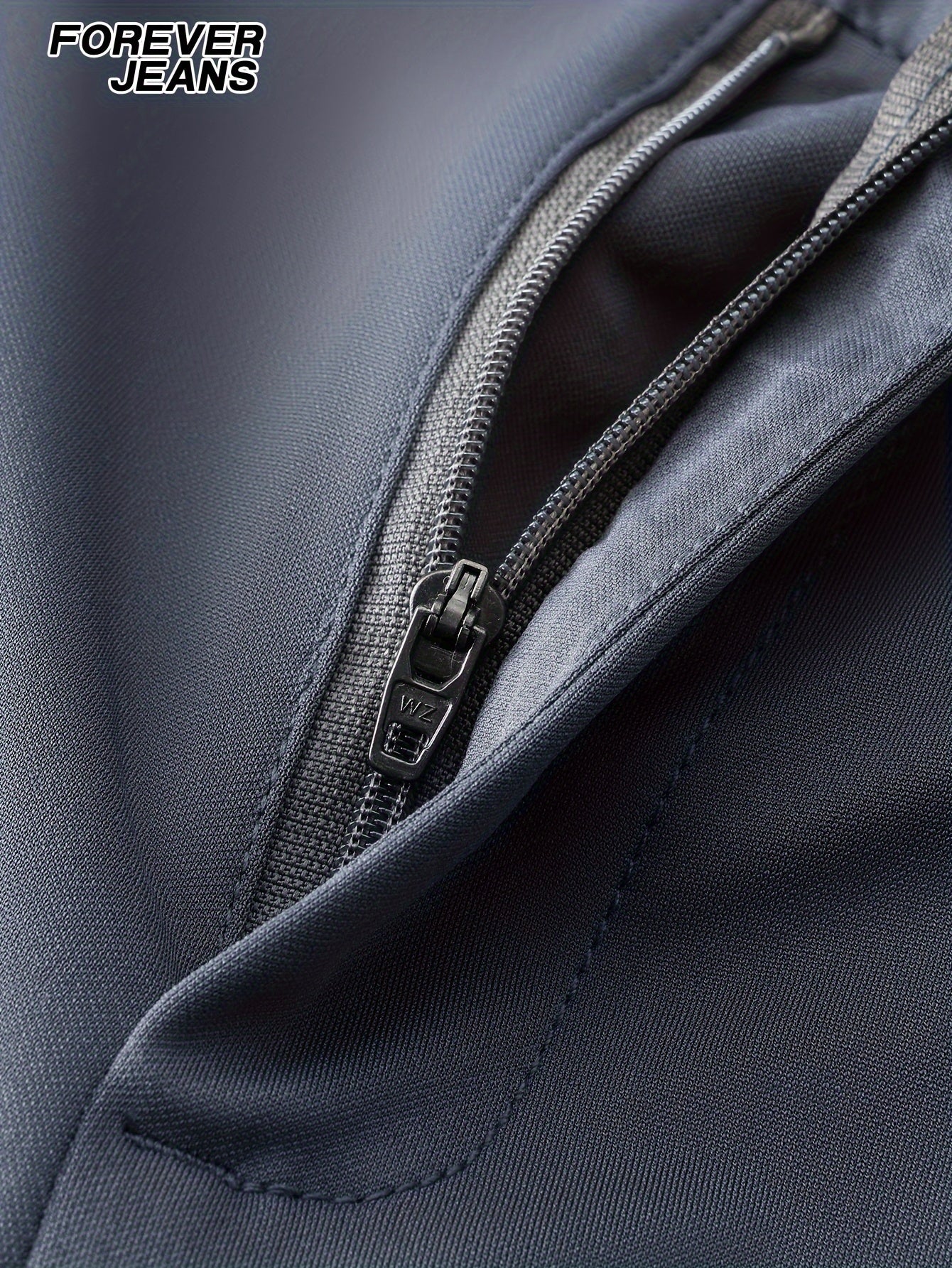 Мужские черные классические брюки из эластичного полиэстера и спандекса для офиса и работы