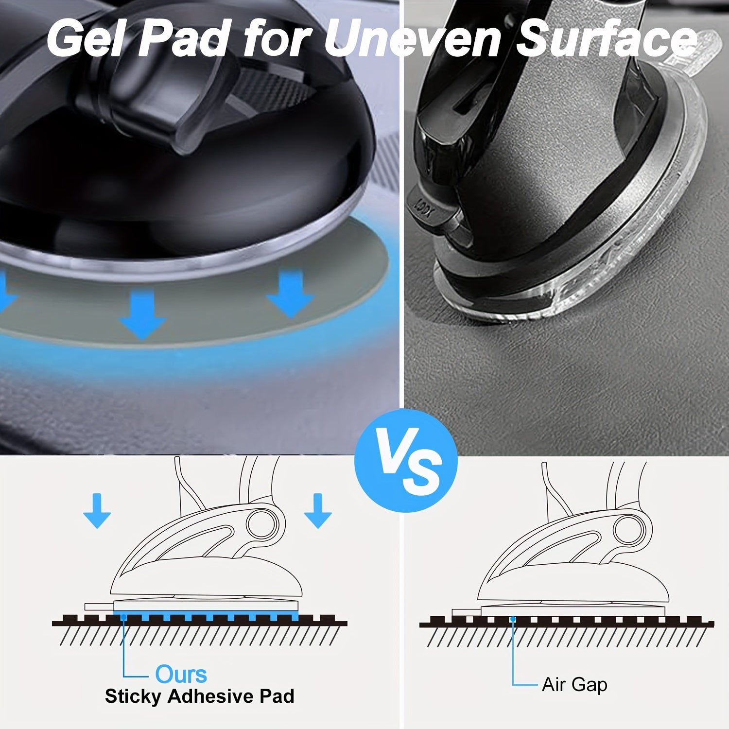 Комплект из 4 круглых клейких самоклеящихся подушечек для крепления на приборную панель автомобиля, 70 мм, термостойкие самоклеящиеся наклейки