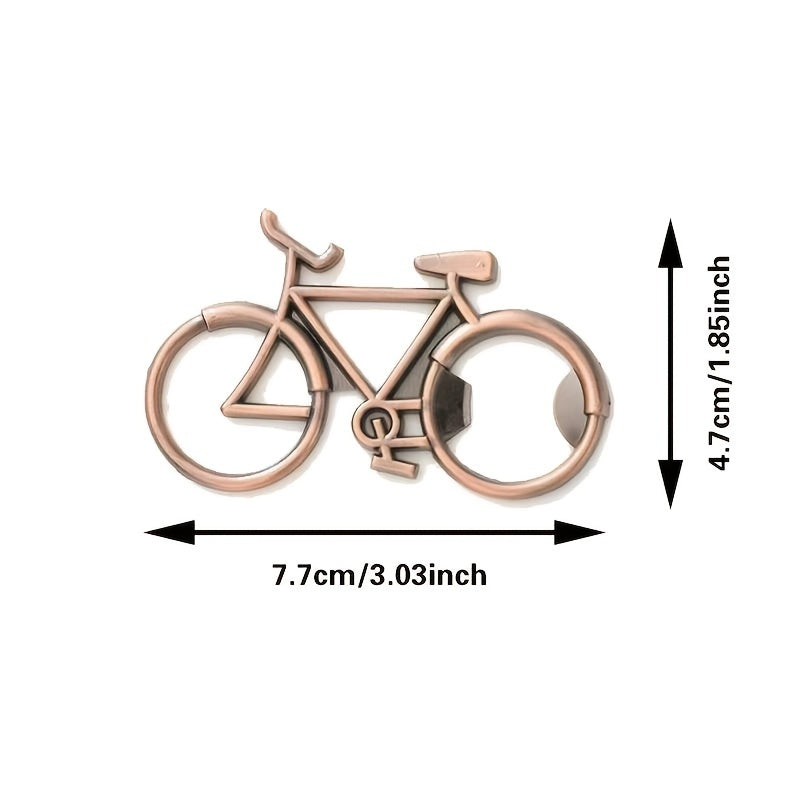 Metal Bicycle-Shaped Beer Bottle Opener for Weddings and Events