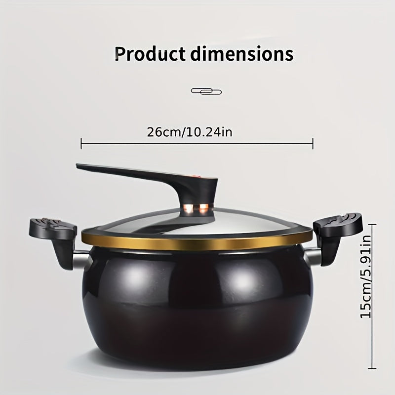 Enamel-Coated Cast Iron Dutch Oven 7.99L Non-Stick for Stews and Soups Induction Gas