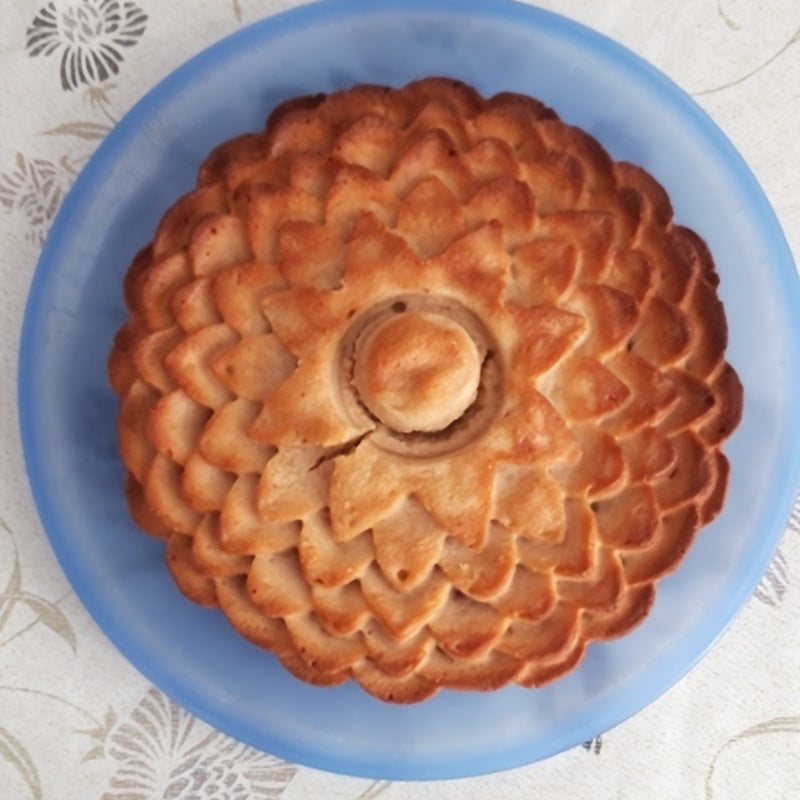8-Inch Silicone Cake Mold Chrysanthemum Shape Non-Stick Flexible Durable for Desserts