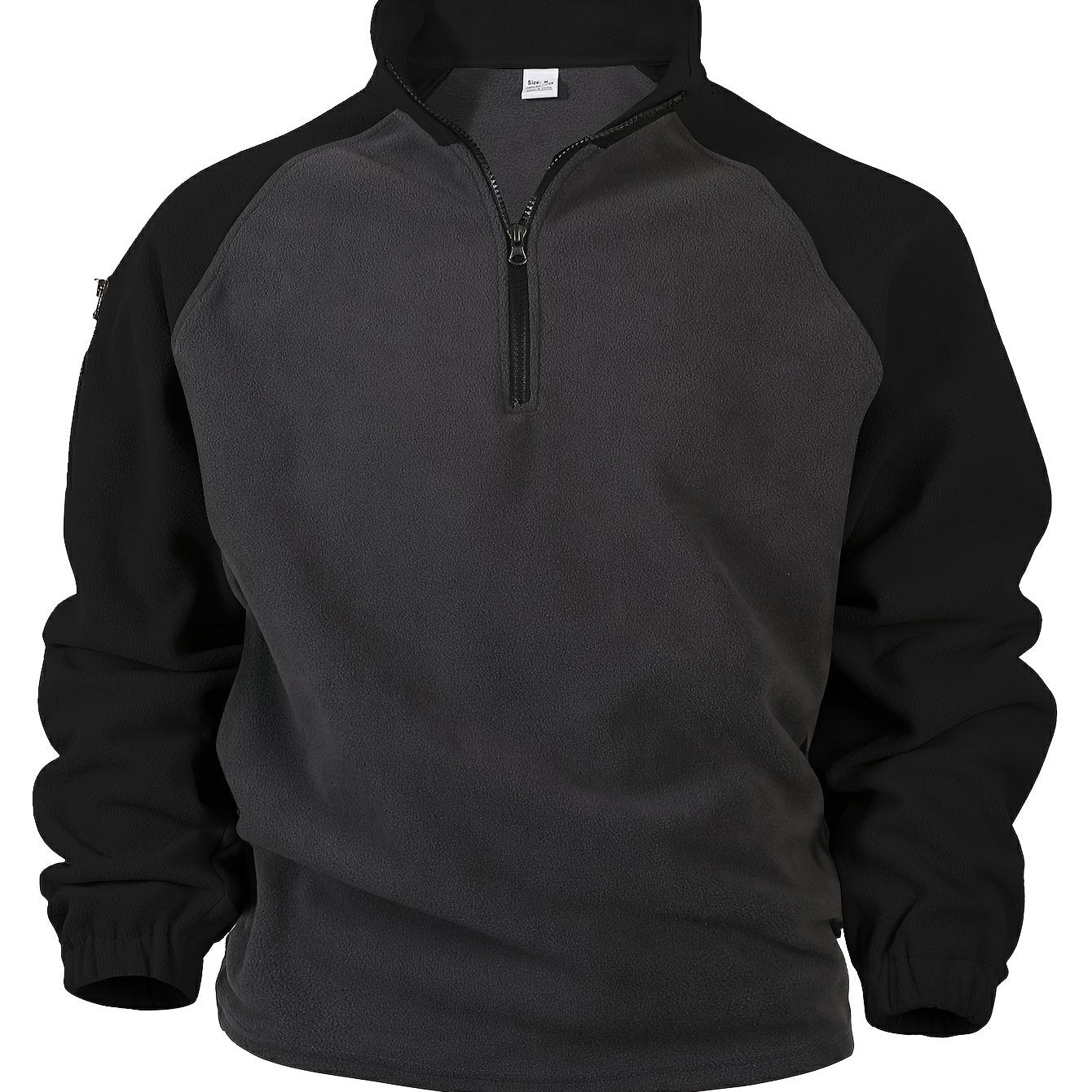 Yozgi va qishki iliqlik uchun yangi Henley ko'ylagi, turli tomondan qoplangan, turli tomondan qoplangan, fermuarli va turli tomondan qoplangan.