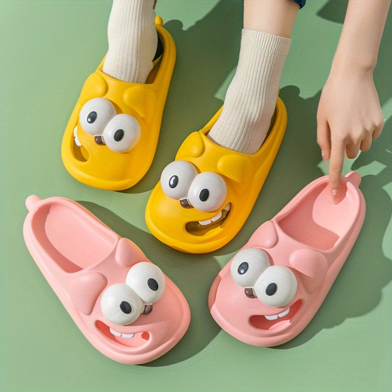 Women's Cartoon Pillow Slides Soft Sole Non-slip EVA Casual Beach Slides