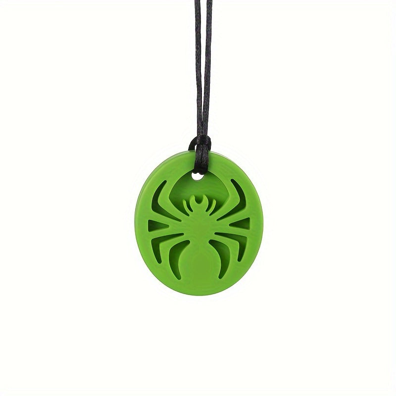 Spider Chew Necklace for Kids Safe Teething Toy Durable Non-Toxic