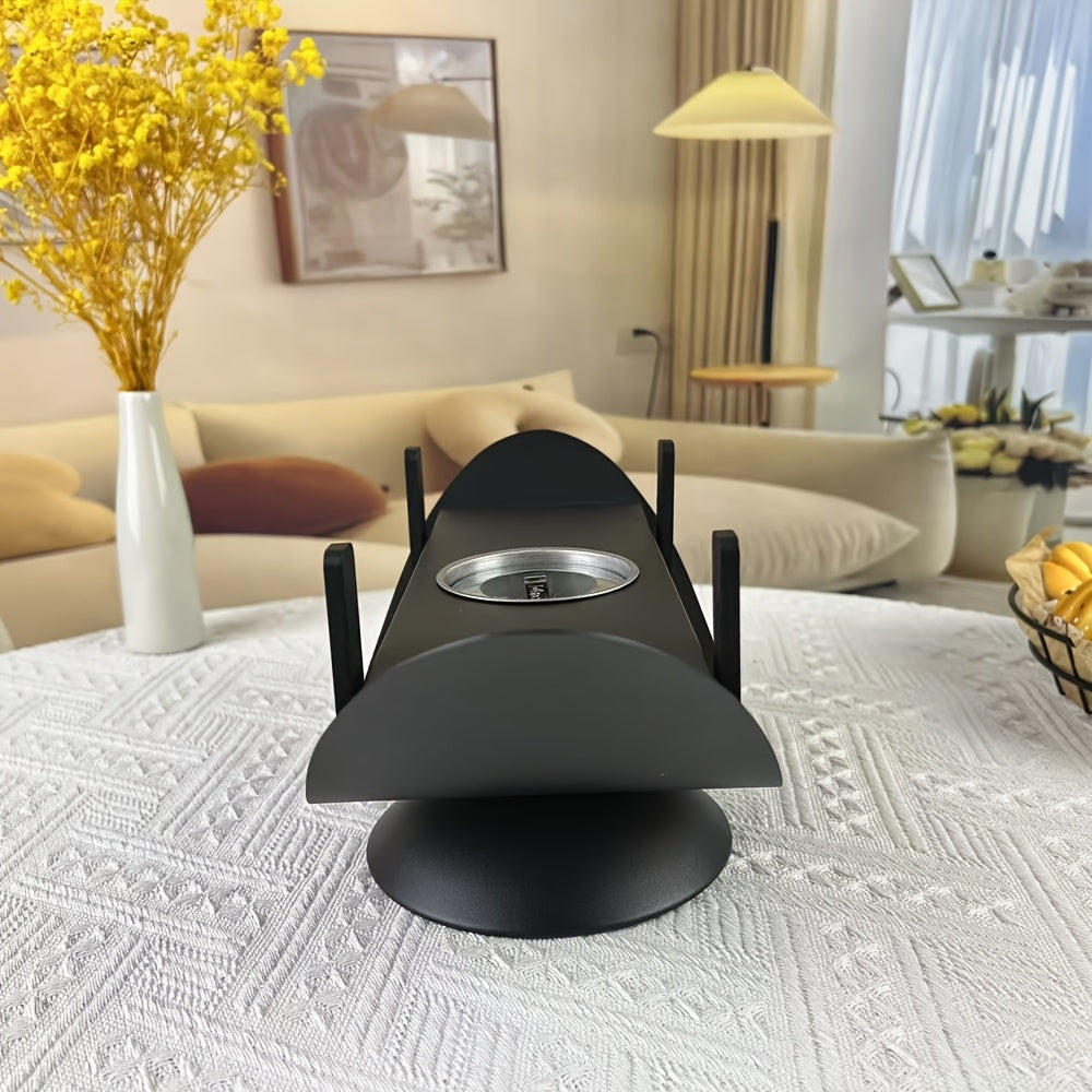 Portable Outdoor Fireplace Sailboat Style Tabletop Heater for Patio Balcony Camping