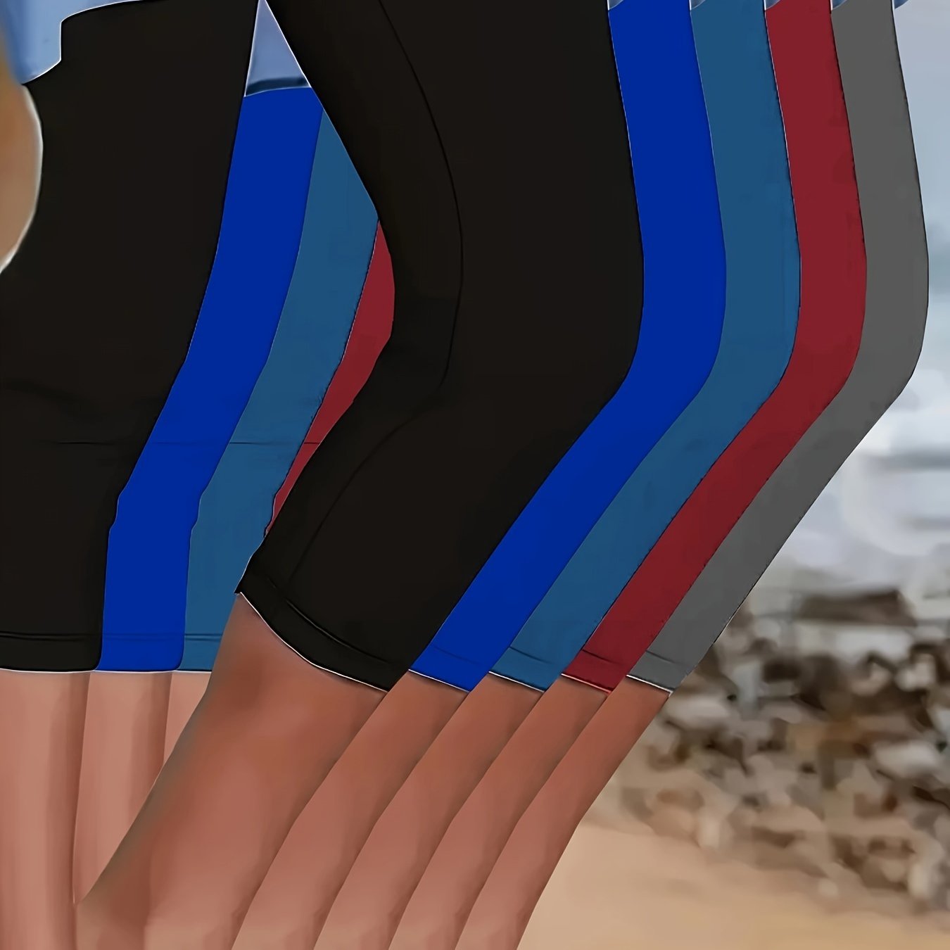 Pantalones capri de tiro alto para mujer talla grande, leggings suaves hasta la pantorrilla