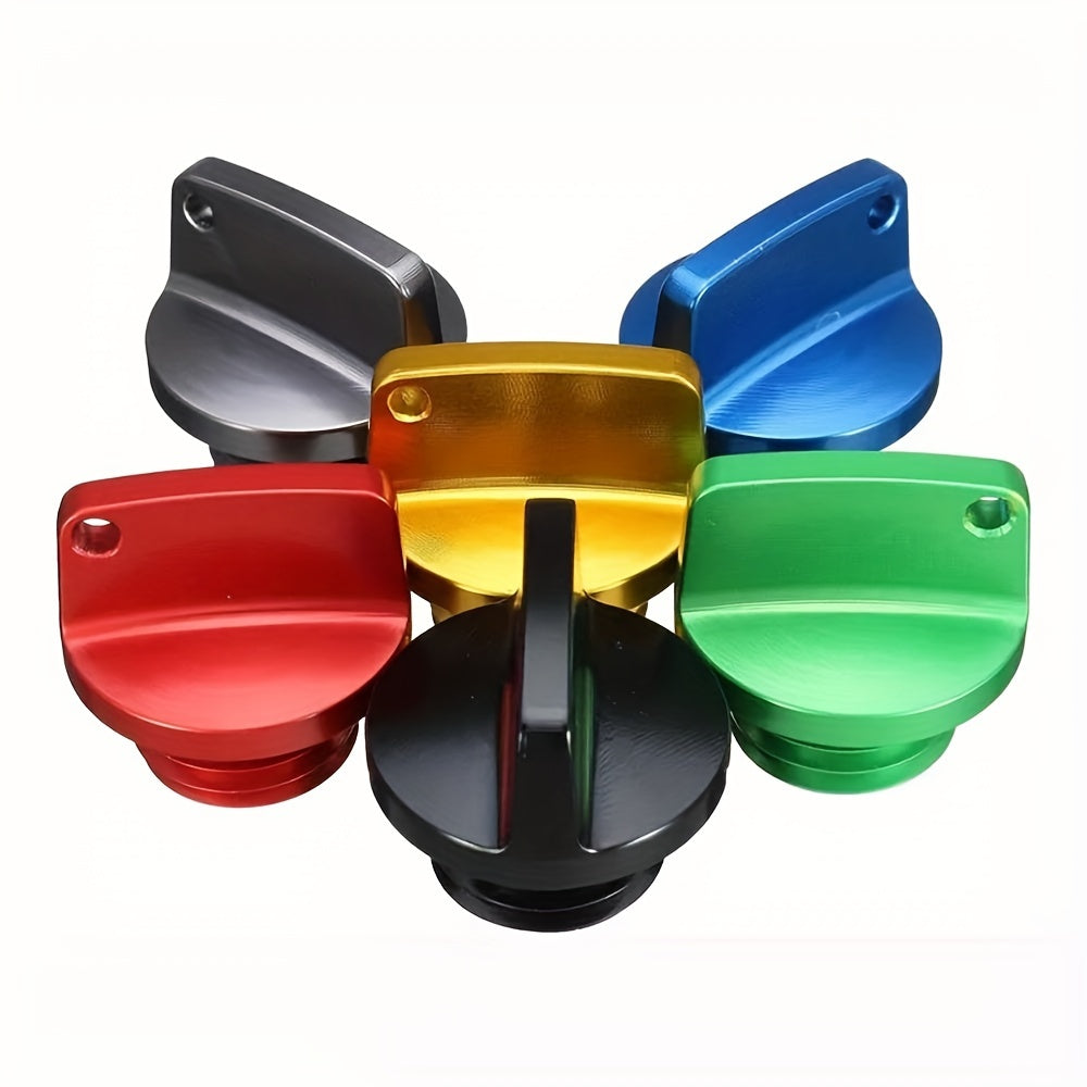 Motorcycle Oil Cap Multi-Color Metal Replacement for Engine Protection