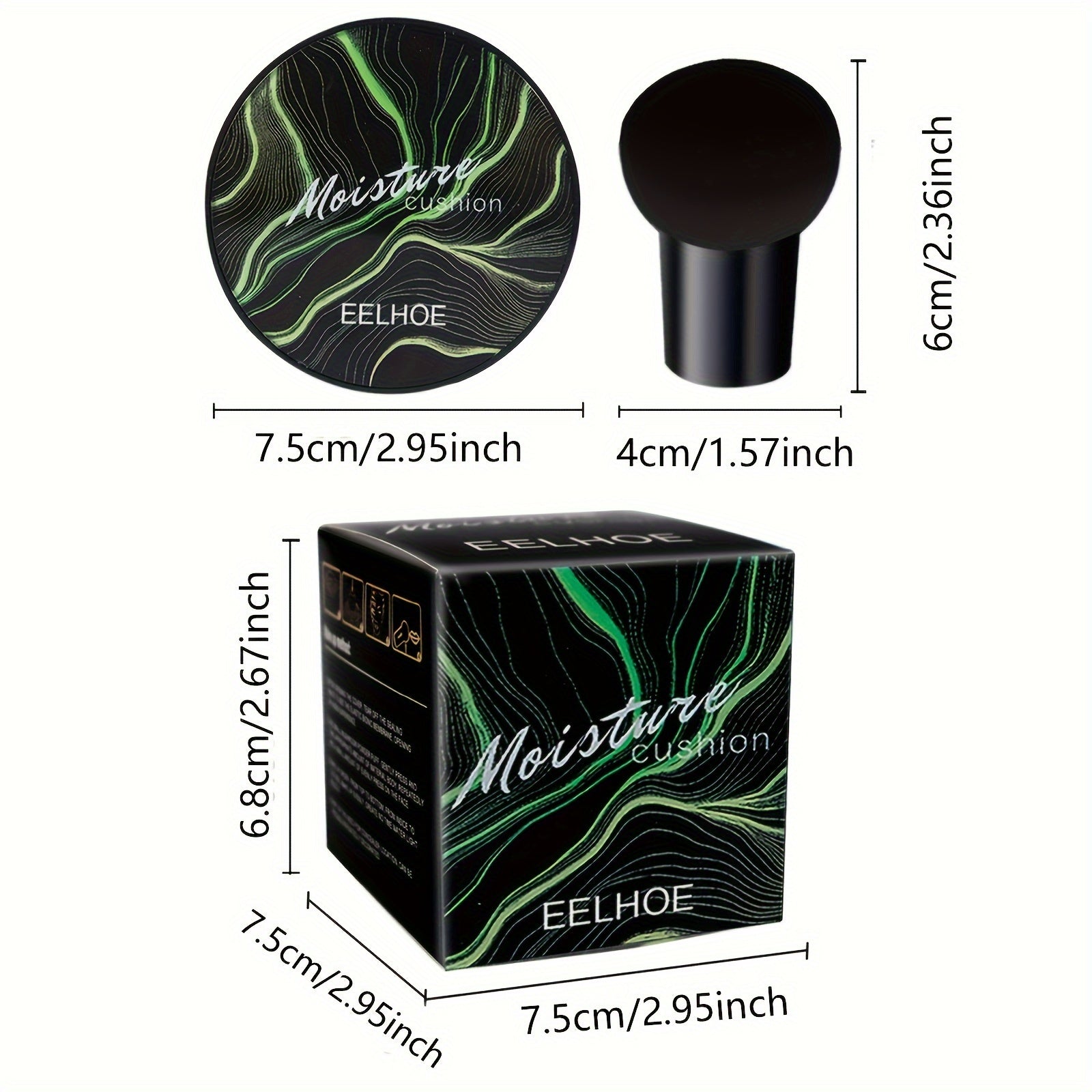 Mushroom Head Air Cushion Face Concealer Foundation Waterproof Long-Lasting