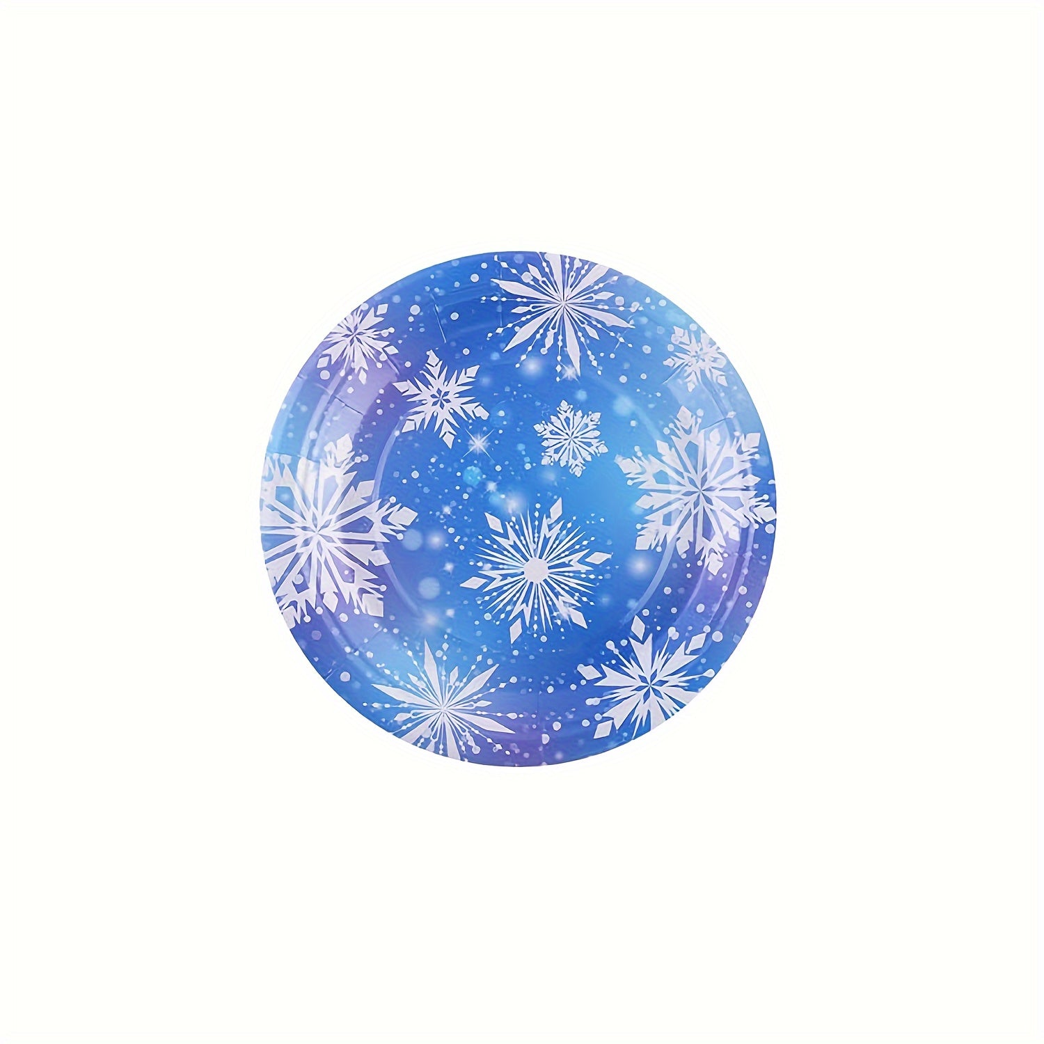 Winter Wonderland Party Supplies 80 Pieces Snowflake Plates Napkins Cups for Christmas