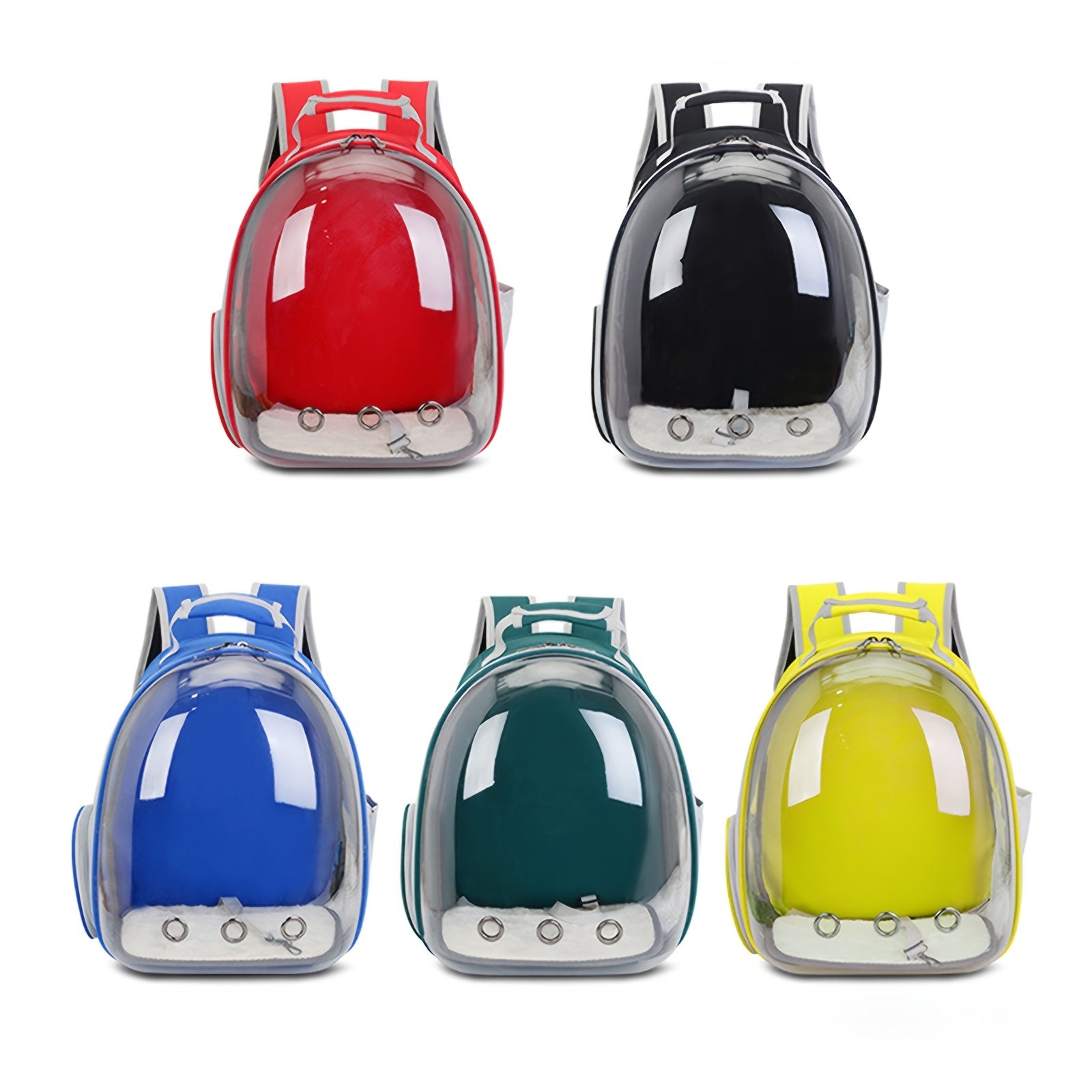 Mochila burbuja para mascotas para perros y gatos, transportín exterior con ventana de vista clara y ventilación