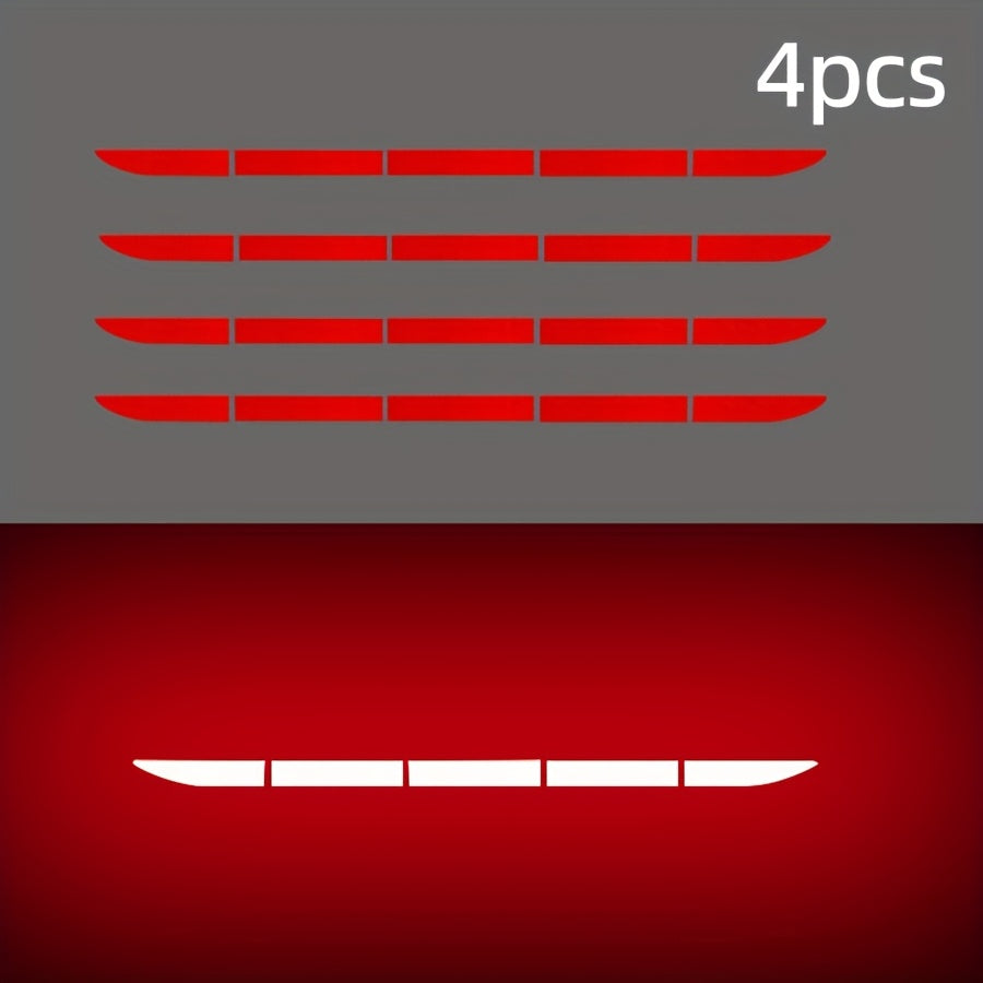 Car Reflective Sticker for Trunk and Tailgate, Anti-Collision Warning Strip