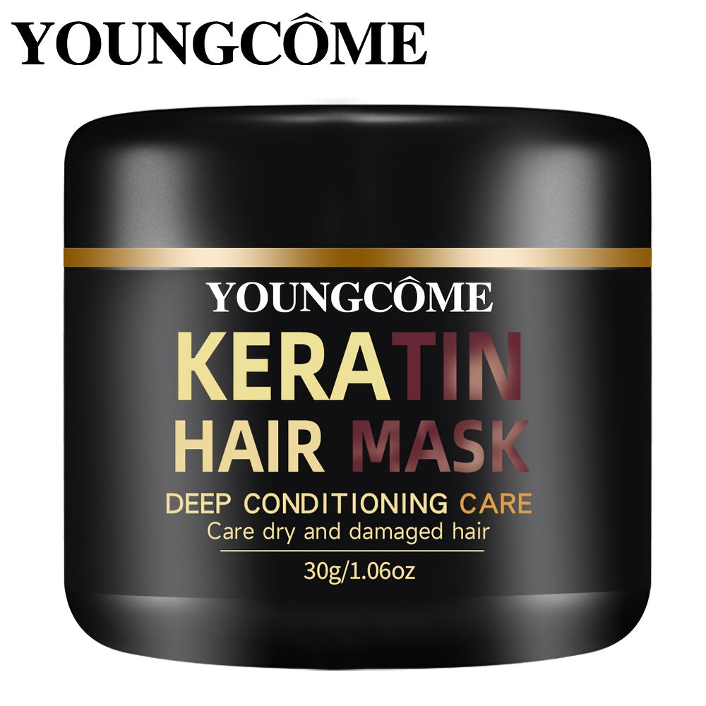 Unisex Hair Mask with Keratin for All Hair Types Moisturizing Cream