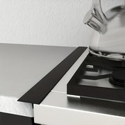 Black Silicone Stove Gap Cover Sealing Strip for Kitchen and Bathroom