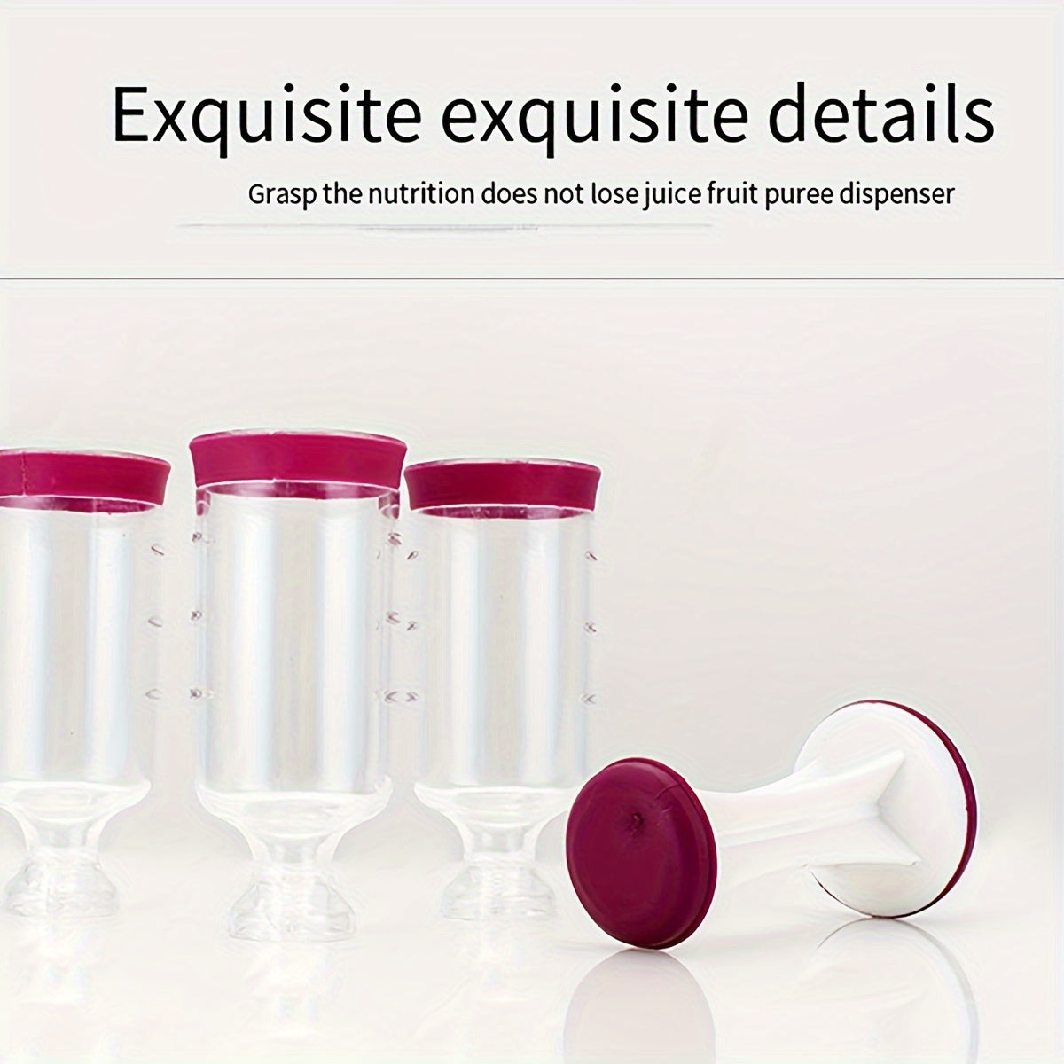 Экструдер для фруктового пюре в домашней кухне: легко готовьте дополнительную пищу вручную с помощью упаковок для хранения.