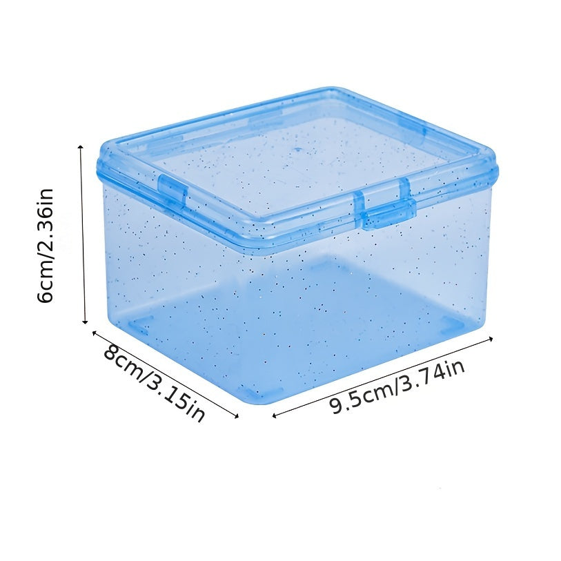 Multi-Functional Flip-Top Storage Box for Jewelry Cosmetics and Home Organization