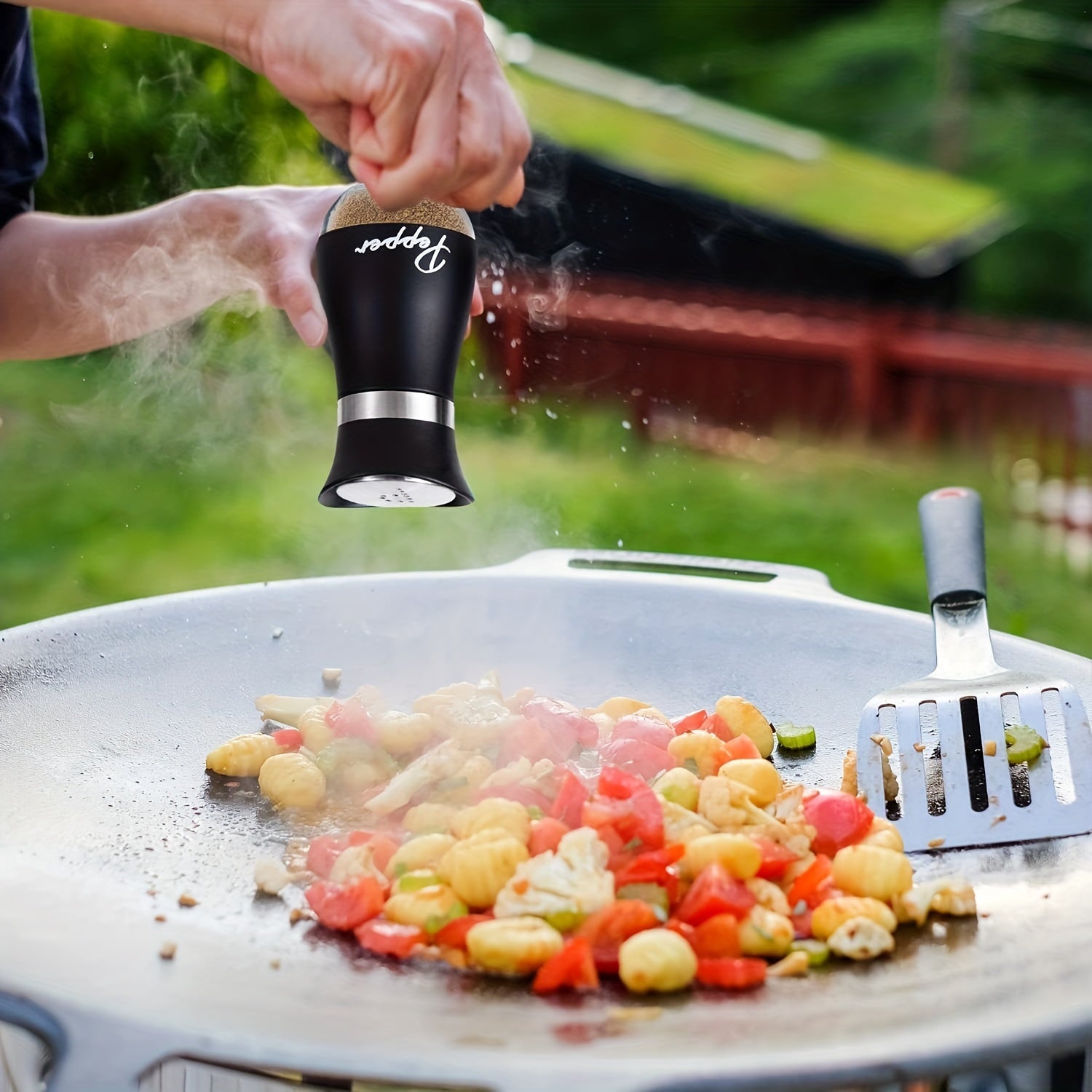 Set of Two 3.4oz Salt and Pepper Shakers for Kitchen Use