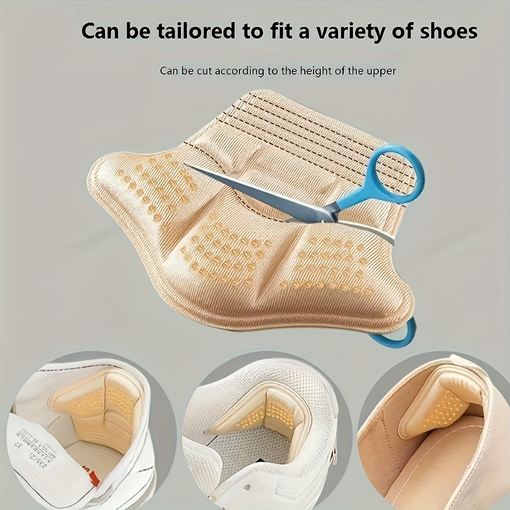 Women's Half Size Shoe Heel Protectors 4 Pairs Anti-Drop Heel Stickers
