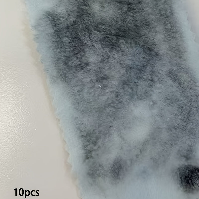 10Pcs Jewelry Polishing Cloth for Silver Necklace Ring Bracelet Cleaning