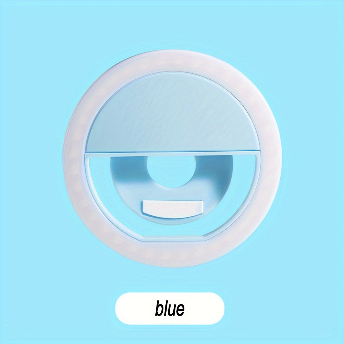 36 LED Selfie Ring Light USB Rechargeable Adjustable Brightness for Smartphone Makeup TikTok YouTube Pink White Blue Black