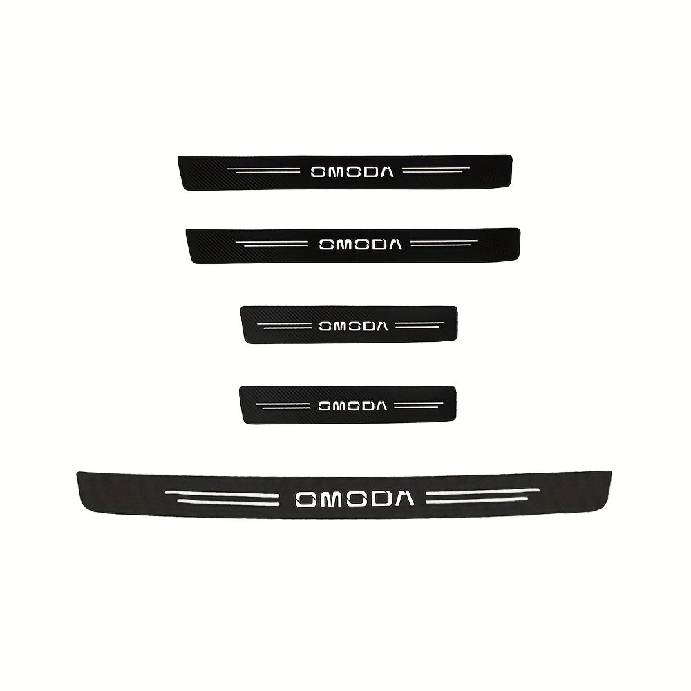 Car Trunk Bumper Protective Sticker Carbon Fiber Scratch-Resistant Tape