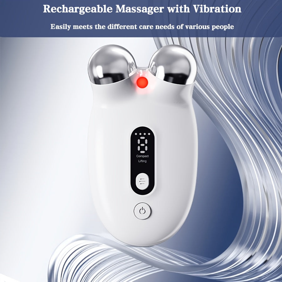 Facial and Neck Massager with 3 Modes 9 Intensity Levels Rechargeable Lithium Battery