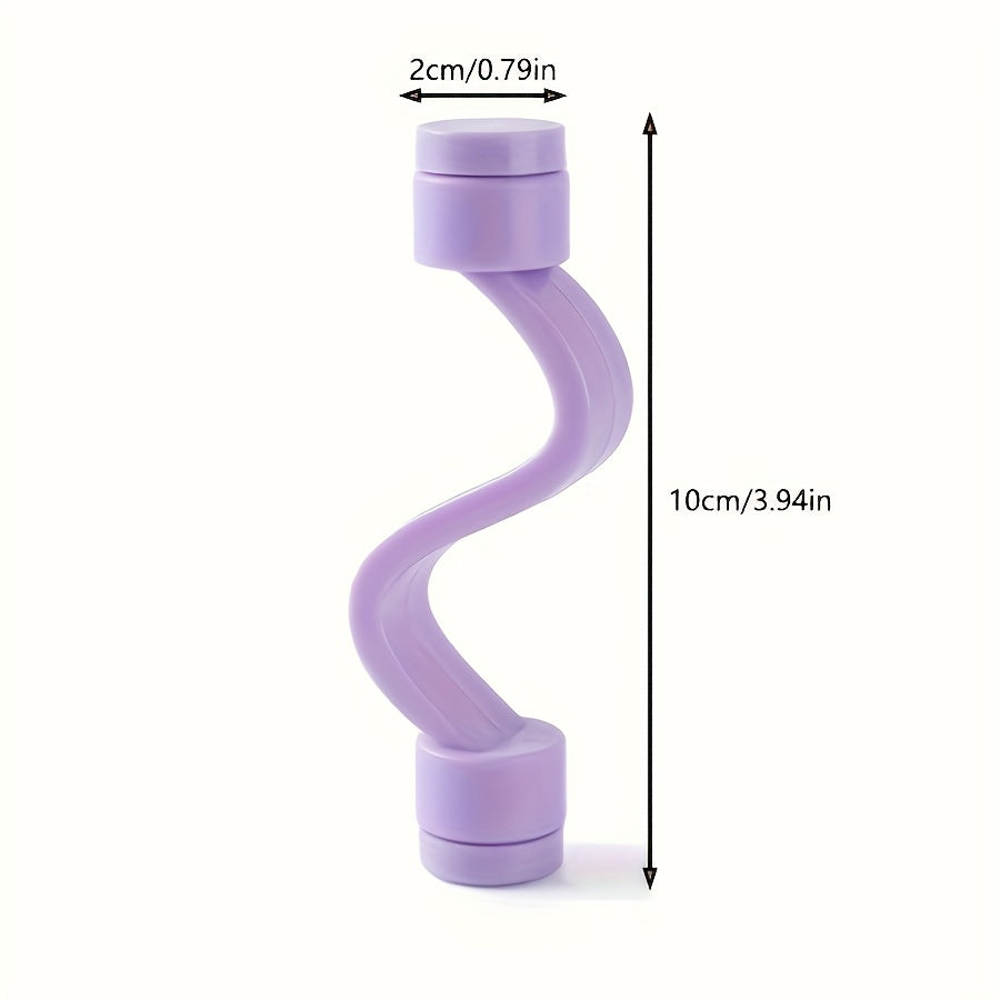 Purple ABS Plastic Magnetic Washing Machine Door Stopper Ventilated Anti-Pinch