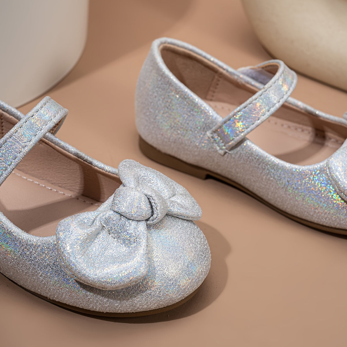 Zapatos para niñas y niños, ligeros, de tela, con lazo, casual, para todas las estaciones, de caña baja