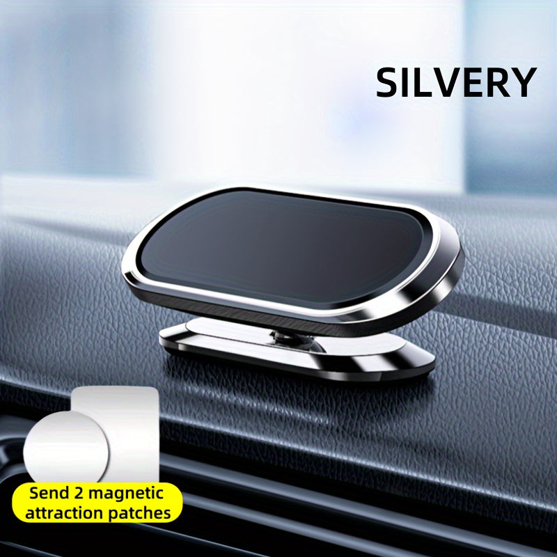 Magnetic Car Phone Holder Black Universal Dashboard Mount for Smartphones