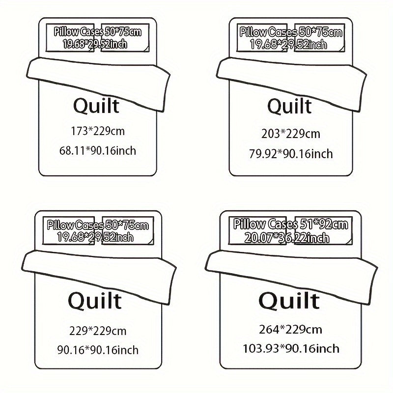 Set of 3 Purple Butterfly Floral Quilt Bedding Set with Pillowcases All Season Soft Breathable